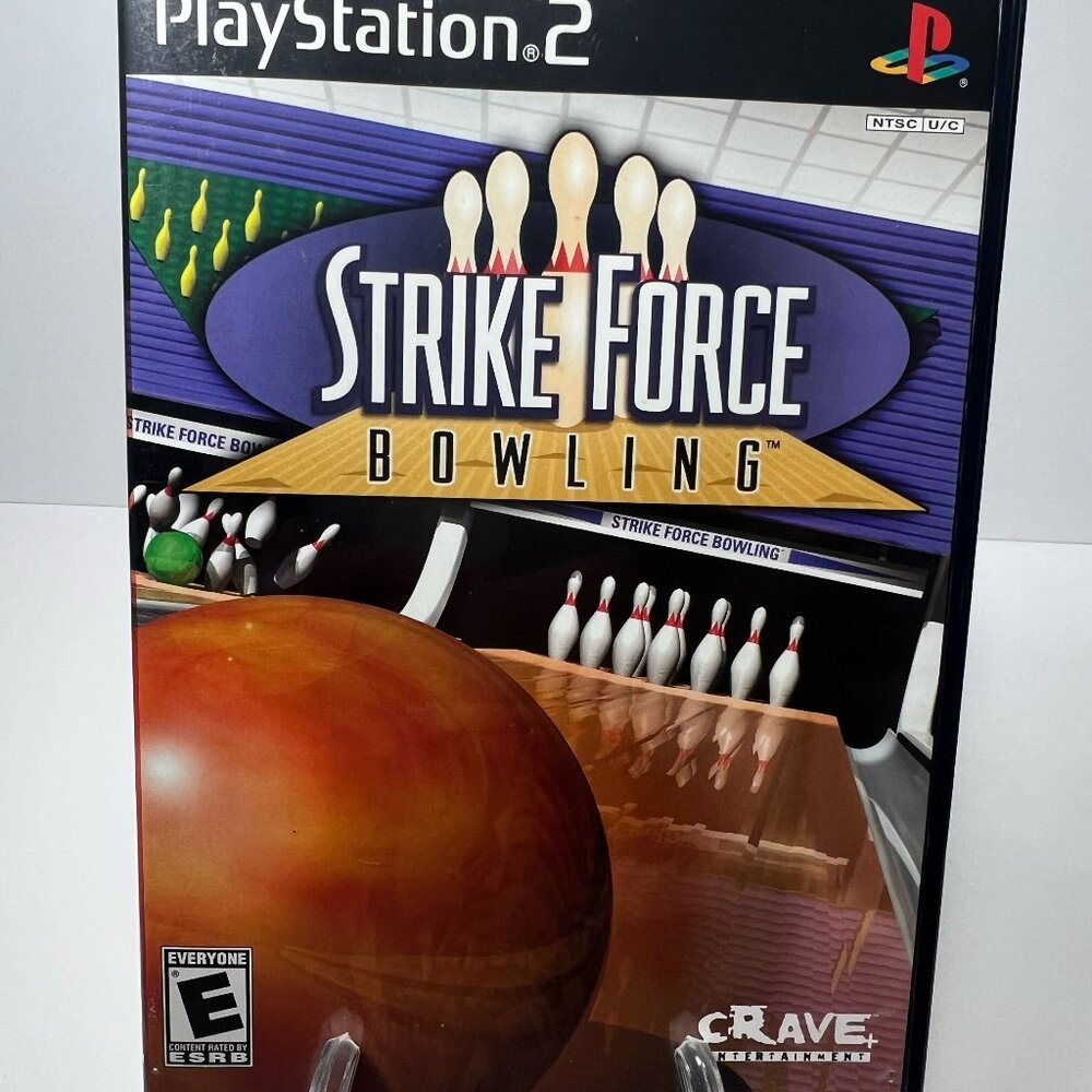 Strike Force Bowling (PlayStation 2, PS2 - 2004) Complete w/ Manual